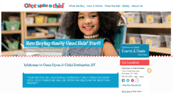 Desktop Screenshot of onceuponachildwebster.com