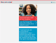 Tablet Screenshot of onceuponachildwebster.com